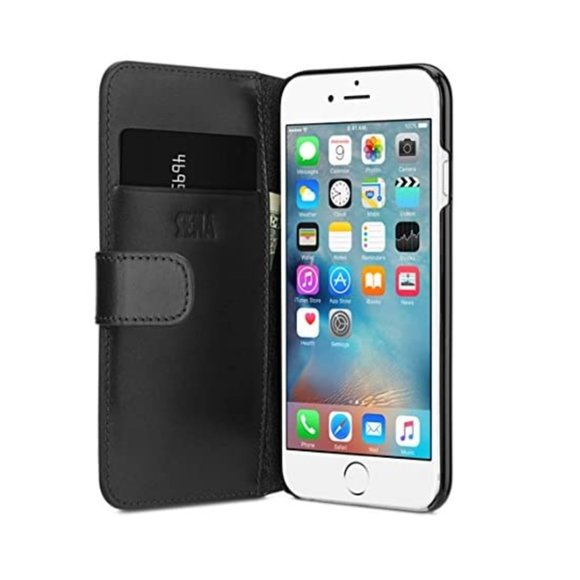 BNIB - Handcrafted Leather iPhone 6 Plus Case - Picture 1 of 5